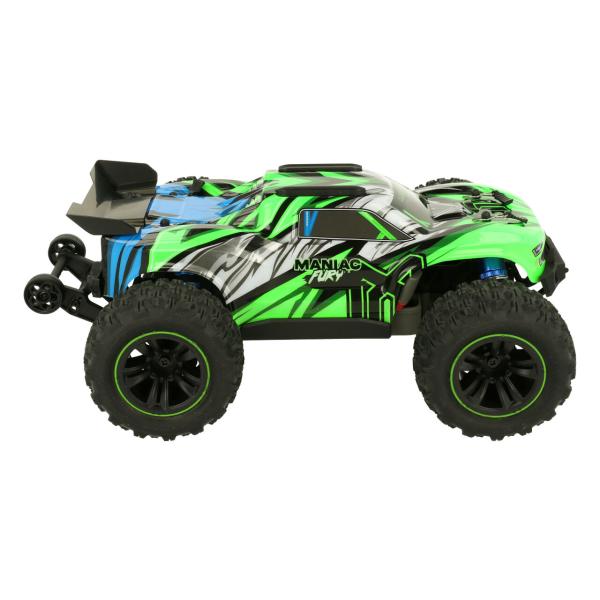 MANIAC Hyper GO Fury Brushed Truggy 1/16 grün/blau